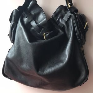 Large Kooba Handbag w Shoulder Strap Gold Hardware